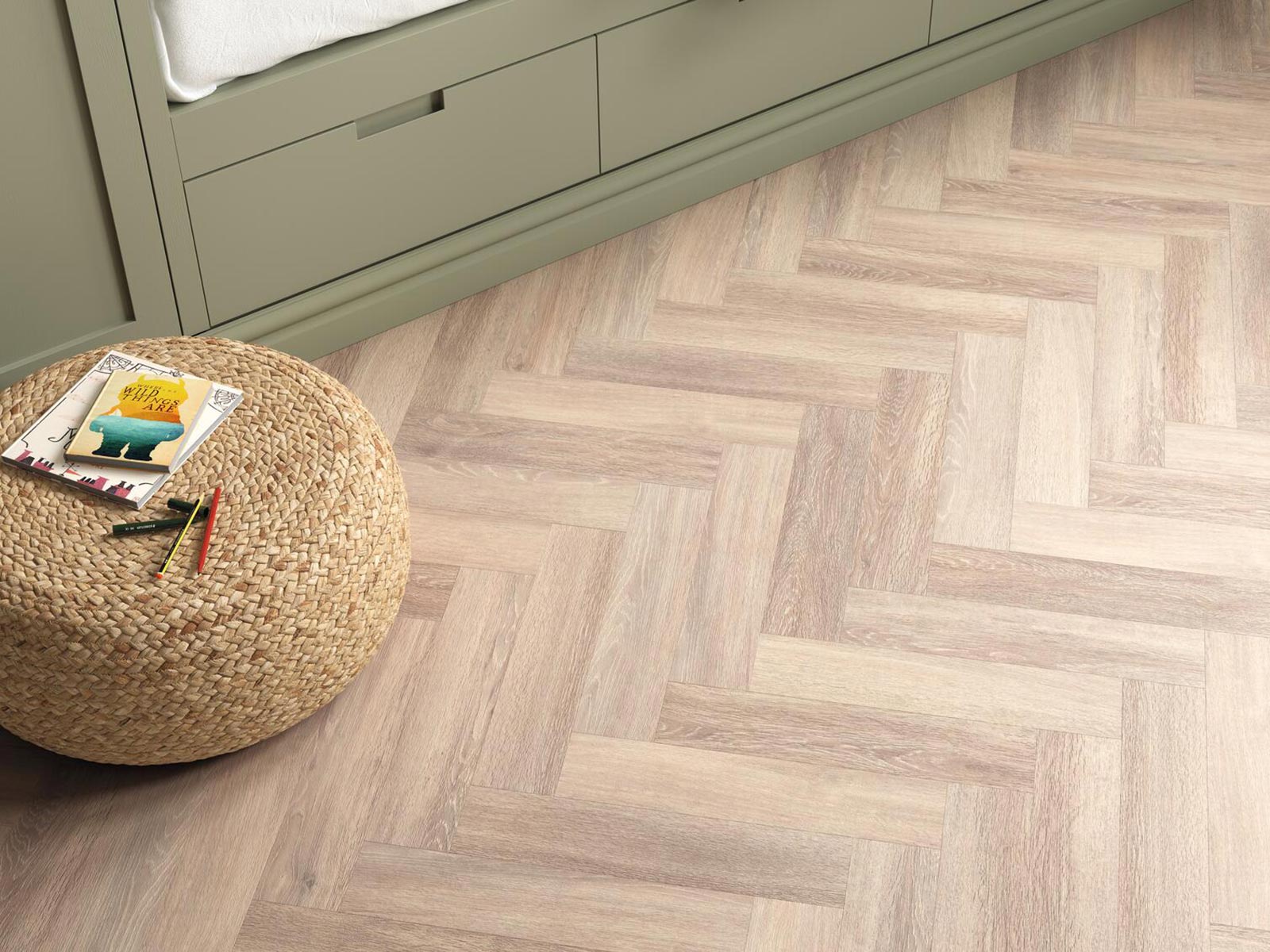 Powdered Oak: Beautifully designed LVT wood flooring from the